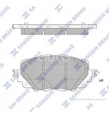 SP4101 HI-Q Колодки тормозные передние к-кт для Mazda MX-5 IV (ND) 2015>