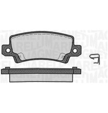 363916060407 Magneti Marelli Колодки тормозные задние дисковые к-кт для Toyota Corolla E12 2001-2007