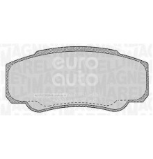 363916060188 Magneti Marelli Колодки тормозные задние дисковые к-кт