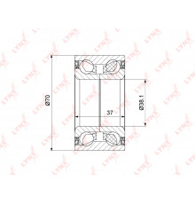 WB-1451 Lynx Подшипник ступицы (к-кт)