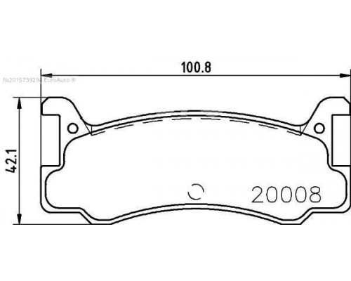 T0025 Pagid Колодки тормозные задние дисковые к-кт