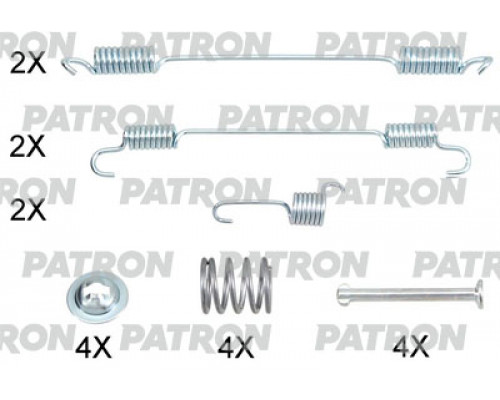 PSRK0118 Patron Установочный к-кт задних колодок