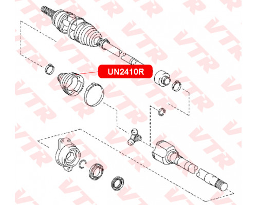 UN2410R VTR Пыльник ШРУСа внутр. пер