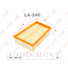 LA-246 Lynx Фильтр воздушный