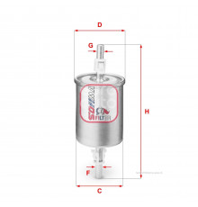 S1515B Sofima Фильтр топливный