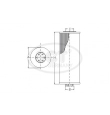 SC7073P SCT Germany Фильтр топливный