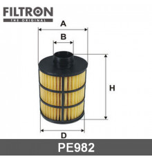 PE982 Filtron Фильтр топливный