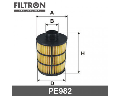 PE982 Filtron Фильтр топливный