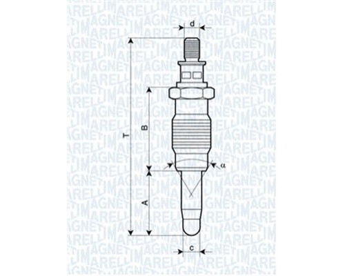 062900005304 Magneti Marelli Свеча накаливания