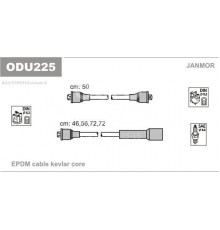 ODU225 Janmor Провода высокого напряж. к-кт
