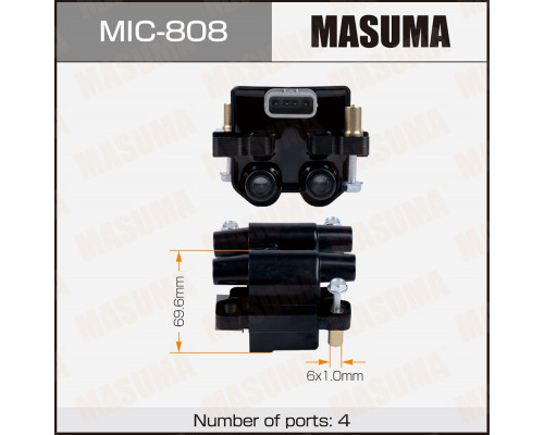 MIC-808 Masuma Катушка зажигания для Subaru Forester (S12) 2008-2012