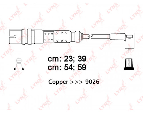 SPE8013 Lynx Провода высокого напряж. к-кт