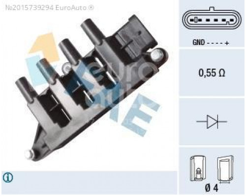 80340 FAE Катушка зажигания