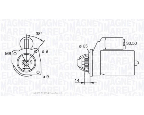 MSRC796 Magneti Marelli Стартер