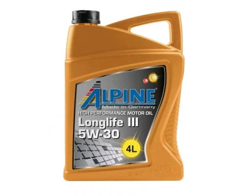 Масло ALPINE LONGLIFE III 5W30 4Л