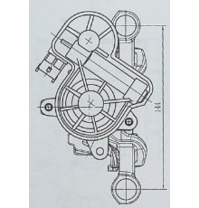 CF102011 Trialli Суппорт тормозной задний левый