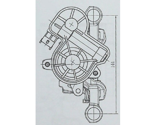 CF102011 Trialli Суппорт тормозной задний левый