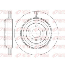 61031.10 Remsa Диск тормозной задний