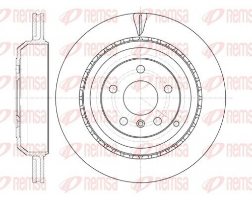 61031.10 Remsa Диск тормозной задний