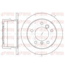6565.00 Remsa Диск тормозной задний
