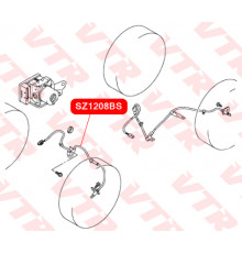 SZ1208BS VTR Датчик ABS передний левый для Suzuki Swift 2004-2010