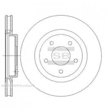 SD4240 HI-Q Диск тормозной передний вентилируемый