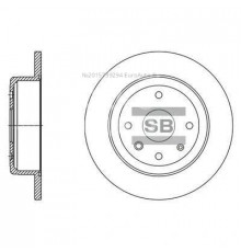 SD3058 HI-Q Диск тормозной задний для Chevrolet Epica 2006-2012
