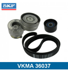 VKMA36037 SKF Ремень ручейковый к-кт