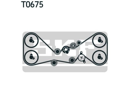 VKMA98115 SKF Ремень ГРМ к-кт