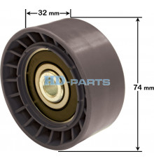 302421 HD-PARTS Ролик дополнительный руч. ремня