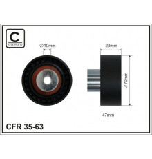 35-63 Caffaro Ролик дополнительный ремня ГРМ