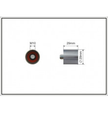65-00 Caffaro Ролик дополнительный ремня ГРМ