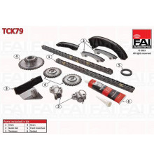 TCK79 FAI AutoParts  Цепь ГРМ к-кт