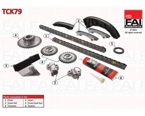 TCK79 FAI AutoParts  Цепь ГРМ к-кт