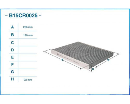 B15CR0025 Cworks Фильтр салона