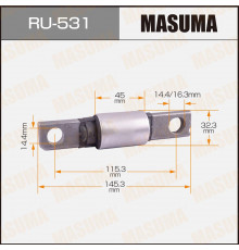 RU-531 Masuma Сайлентблок переднего рычага передний