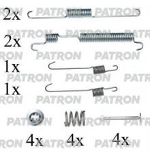 PSRK0039 Patron Установочный к-кт задних колодок для Hyundai Accent II (+TAGAZ) 2000-2012