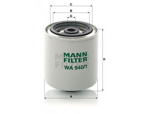 WA940/1 Mann Filter truck Фильтр охлаждающей жидкости