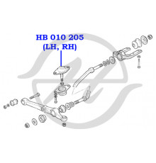 HB010205 Hanse Опора шаровая передней подвески