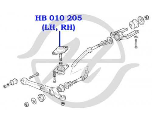 HB010205 Hanse Опора шаровая передней подвески