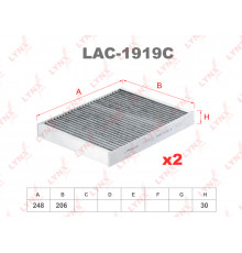 LAC-1919C Lynx Фильтр салона