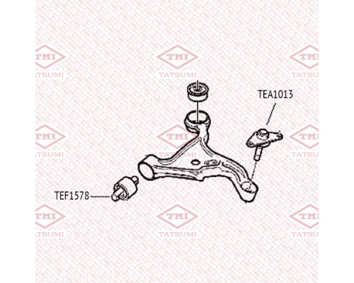 TEA1013 Tatsumi Опора шаровая нижняя передней подвески