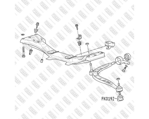 FK0192 Fixar Опора шаровая наружная