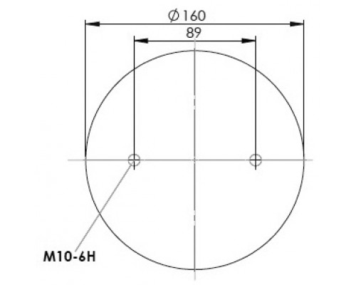 T0070-2211 TOPCOVER Воздушная подушка (опора пневматическая) для ROR Axis >2000