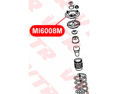 MI6008M VTR Опора переднего амортизатора
