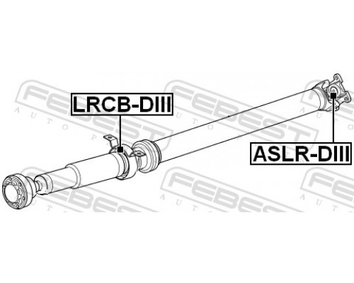 LRCB-DIII FEBEST Подшипник подвесной