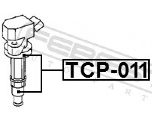 TCP-011 FEBEST Наконечник свечи зажигания для Toyota RAV 4 2006-2013