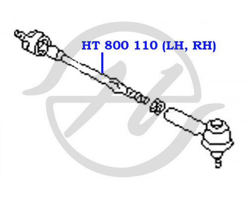 HT800110 Hanse Тяга рулевая