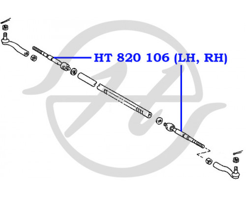 HT820106 Hanse Тяга рулевая