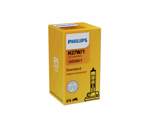 Лампы H27/1W 12V 27W PHILIPS STANDART